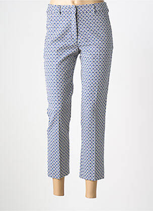 Pantalon 7/8 taille haute taille haute bleu WEEKEND MAXMARA femme
