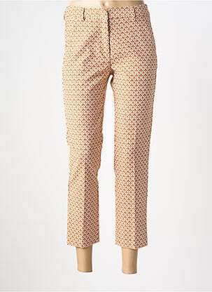 Pantalon 7/8 taille haute taille haute orange WEEKEND MAXMARA femme