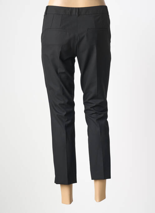 Pantalon 7/8 fermeture zippée sous rabat avec crochet noir MARELLA femme