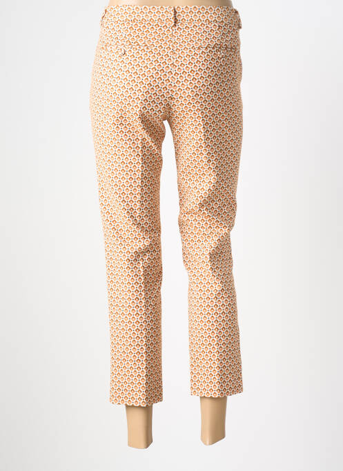 Pantalon 7/8 taille haute taille haute orange WEEKEND MAXMARA femme