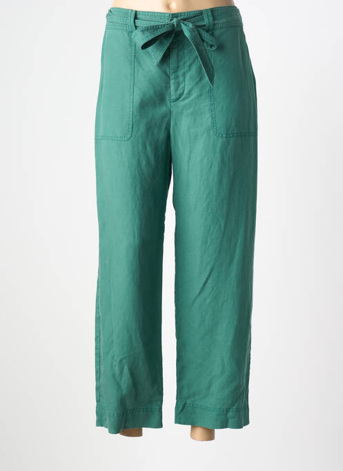 Pantalon 7/8 fermeture zippée sous rabat boutonné vert GERARD DAREL femme
