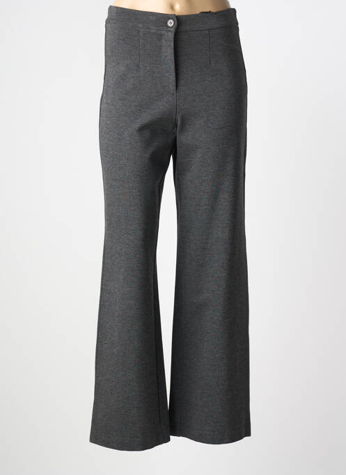 Pantalon flare coupe évasée gris JANIS & JOHN femme