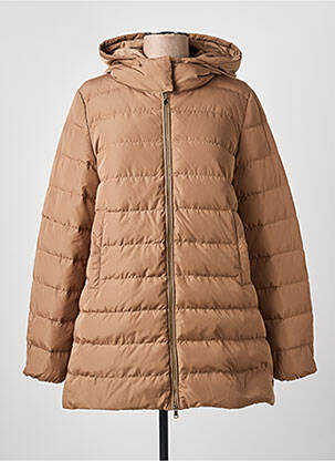 Doudoune poches a capuche beige EMME M femme