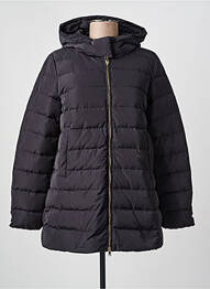 Doudoune poches a capuche noir EMME M femme