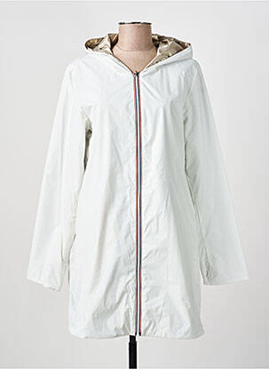 Imperméable réversible a capuche blanc LAURA JO femme