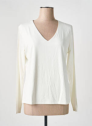T-shirt manches longues manches longues blanc MARINA V femme