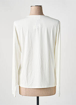 T-shirt manches longues manches longues blanc MARINA V femme