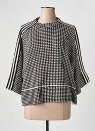 Pull col rond manches longues noir ALDO MARTIN'S femme