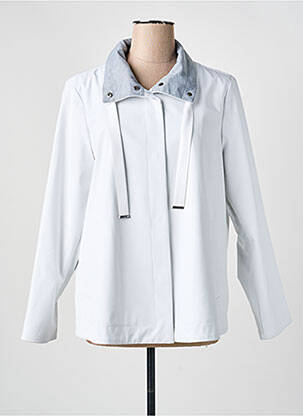 Coupe-vent manches longues sans capuche blanc MARINA RINALDI femme