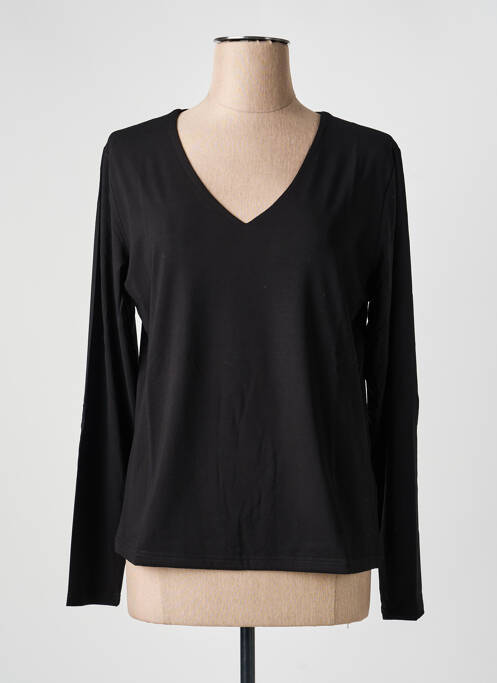 T-shirt manches longues manches longues noir MARINA V femme