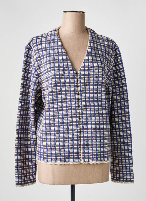 Gilet manches longues col v bleu ALDO MARTIN'S femme