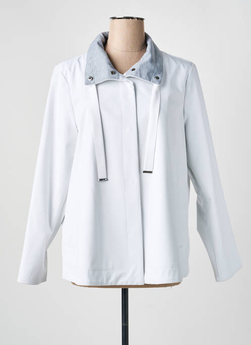 Coupe-vent manches longues sans capuche blanc MARINA RINALDI femme