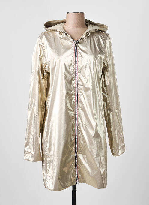 Imperméable réversible a capuche beige LAURA JO femme