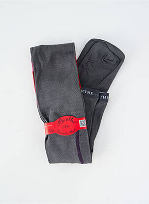 Collants stretch gris BERTHE AUX GRANDS PIEDS femme