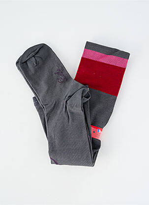 Collants stretch gris BERTHE AUX GRANDS PIEDS femme