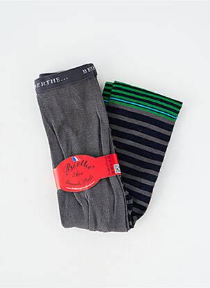 Collants stretch gris BERTHE AUX GRANDS PIEDS femme