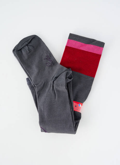 Collants stretch gris BERTHE AUX GRANDS PIEDS femme
