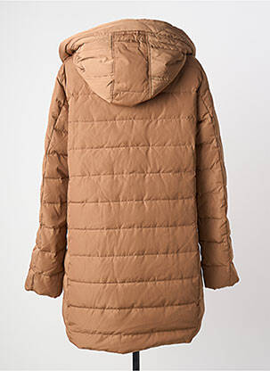 Doudoune poches a capuche marron MARELLA femme