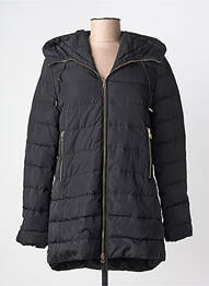 Doudoune poches a capuche noir MARELLA femme