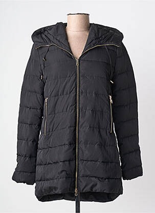 Doudoune poches a capuche noir MARELLA femme