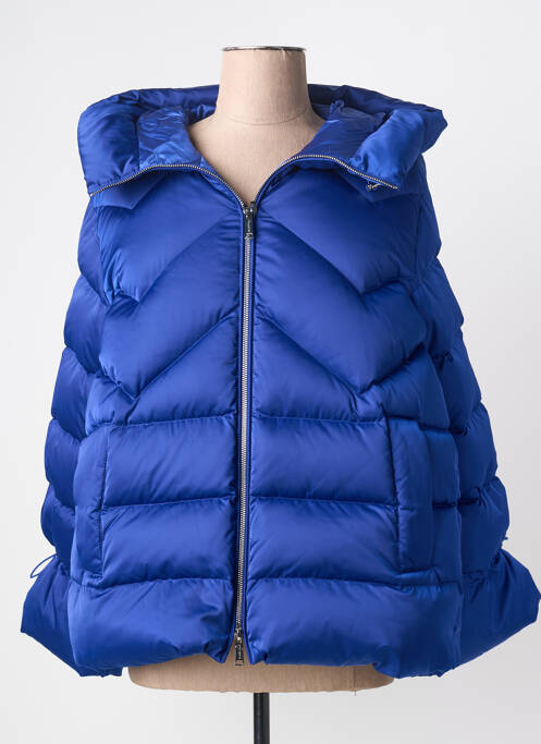 Doudoune manches longues sans capuche bleu MARELLA femme