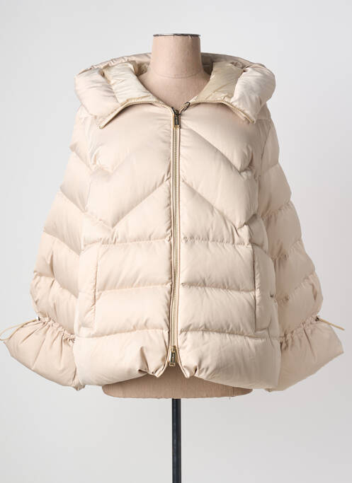 Doudoune manches longues sans capuche beige MARELLA femme