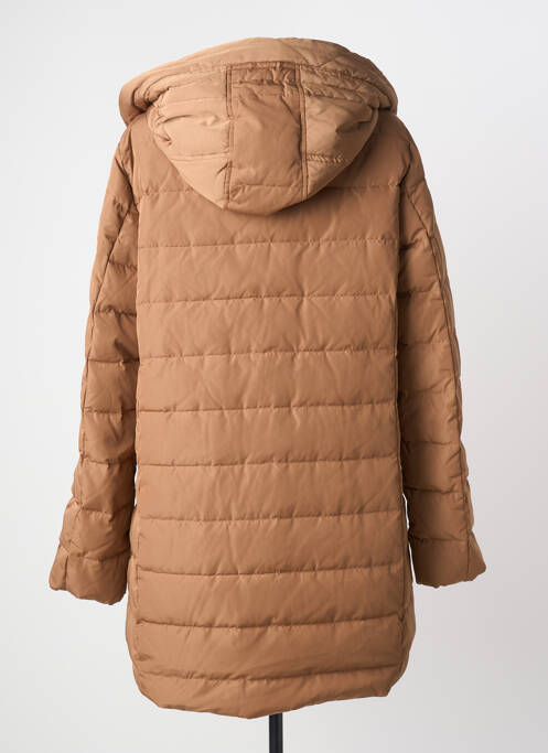 Doudoune poches a capuche marron MARELLA femme