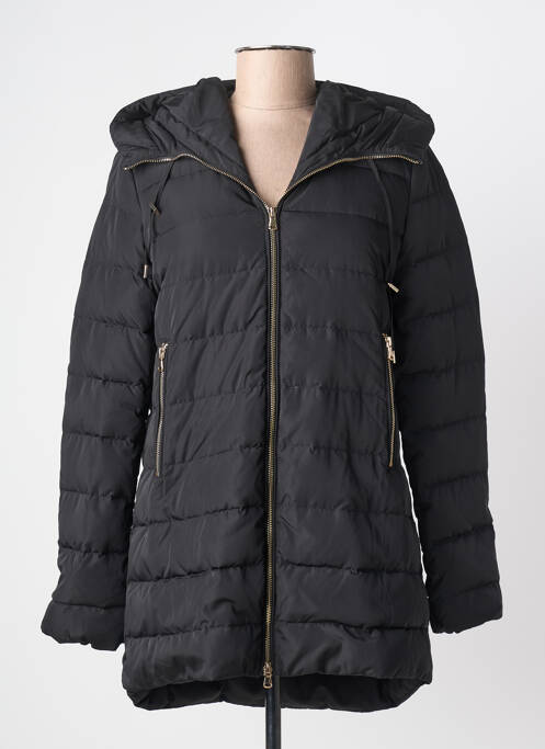 Doudoune poches a capuche noir MARELLA femme