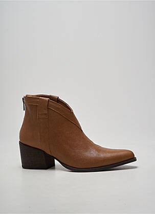 Bottines/boots bout pointu talon de 4 à 6cm marron URBAN femme