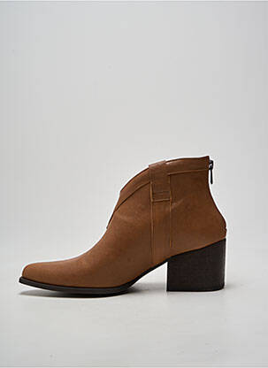Bottines/boots bout pointu talon de 4 à 6cm marron URBAN femme