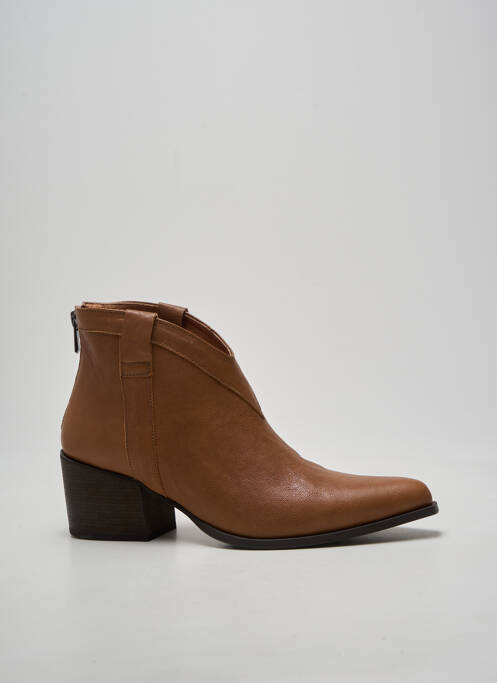 Bottines/boots bout pointu talon de 4 à 6cm marron URBAN femme