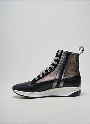 Bottines/boots tissage satiné talon de 4 à 6cm noir VADDIA femme