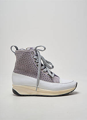 Bottines/boots bout rond talon de 4 à 6cm violet VADDIA femme