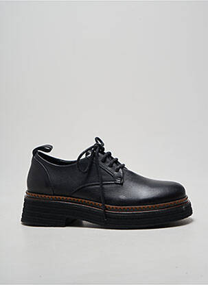Derbies bout rond talon de 4 à 6cm noir BUENO femme
