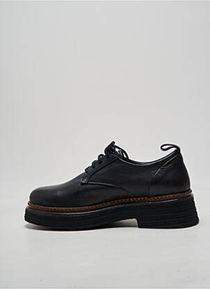 Derbies bout rond talon de 4 à 6cm noir BUENO femme