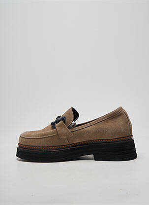 Mocassins bout rond talon de 4 à 6cm marron BUENO femme