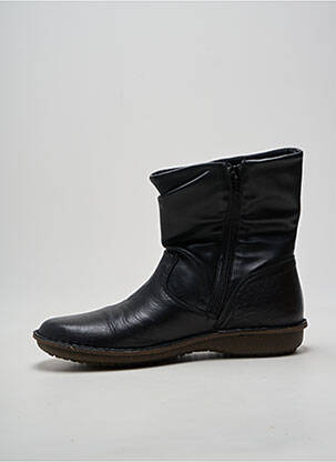 Bottines/boots bout rond talon plat jusqu'à 3cm noir ARIMA femme
