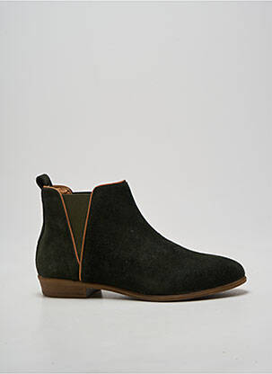 Bottines/boots talon bas talon plat jusqu'à 3cm vert COCO ET ABRICOT femme