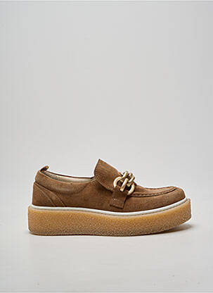 Mocassins type de semelle amortissante talon de 4 à 6cm marron PHILIPPE MORVAN femme