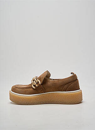 Mocassins type de semelle amortissante talon de 4 à 6cm marron PHILIPPE MORVAN femme