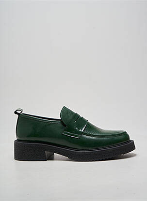 Mocassins voute plantaire talon de 4 à 6cm vert PHILIPPE MORVAN femme