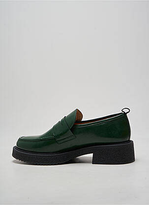 Mocassins voute plantaire talon de 4 à 6cm vert PHILIPPE MORVAN femme