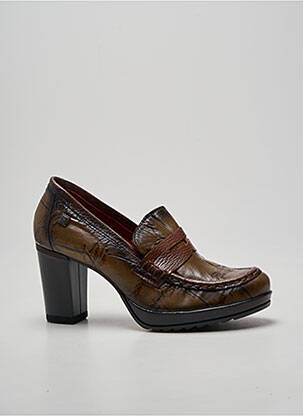 Mocassins bout rond talon de 7 à 9cm marron JOSE SAENZ femme