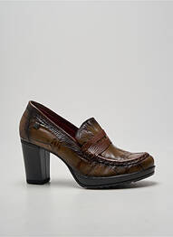 Mocassins bout rond talon de 7 à 9cm marron JOSE SAENZ femme