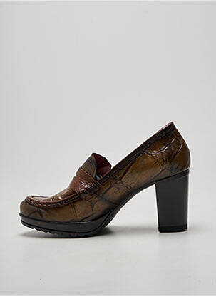Mocassins bout rond talon de 7 à 9cm marron JOSE SAENZ femme