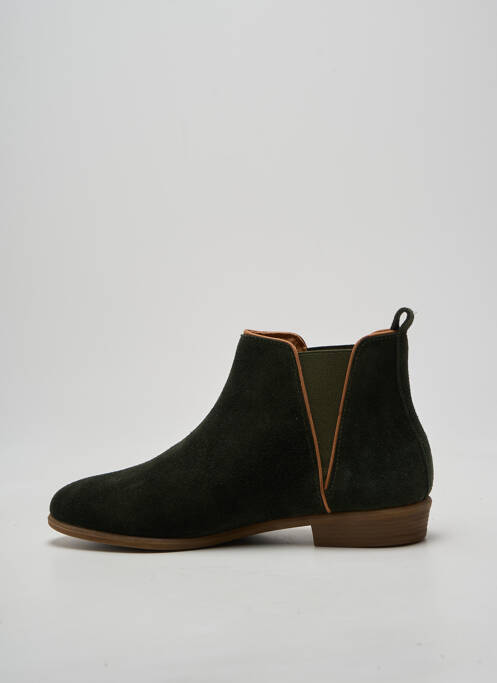 Bottines/boots talon bas talon plat jusqu'à 3cm vert COCO ET ABRICOT femme
