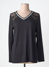 T-shirt manches longues manches longues noir JANIRA femme