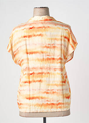 Chemisier manches courtes manches courtes orange PAZ TORRAS femme