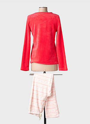 Pyjama coupe droite rouge MELISSA BROWN femme