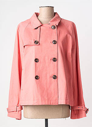 Veste casual coupe droite orange C'EST BEAU LA VIE femme